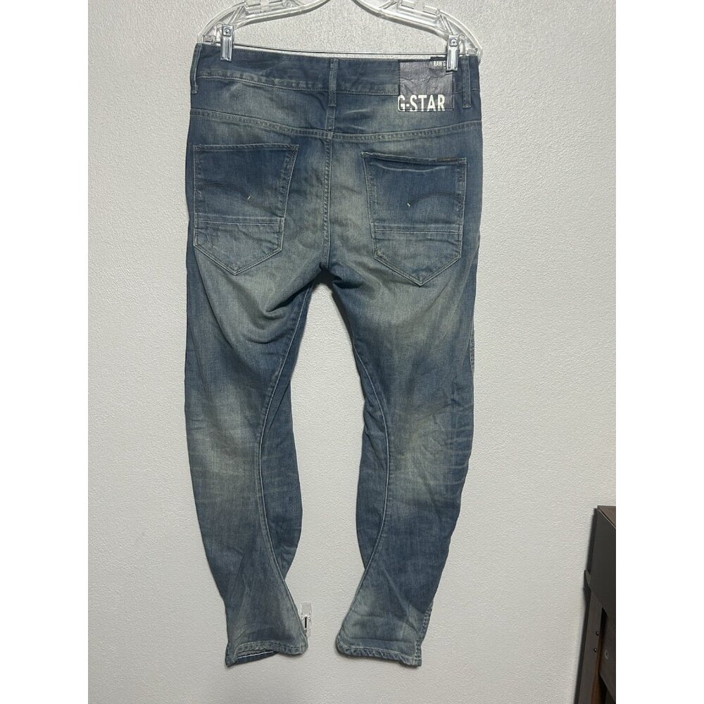 G Star Raw Jeans Womens 32x29 Blue Arc 3D Loose Tapered Leg Denim NEW - Picture 2 of 13